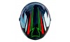 CAPACETE FW3 GTX 43 COM ÓCULOS PRETO/VERMELHO/VERDE/BRANCO Nº56/58/60